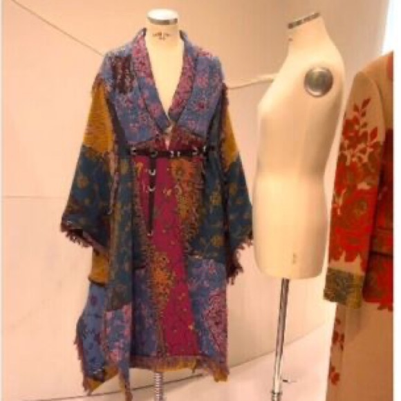 Zara Atelier Patchwork Poncho Limited Edition - Picture 11 of 13